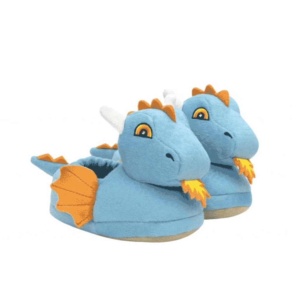 Robeez Blue and Orange Light up Dragon Slippers